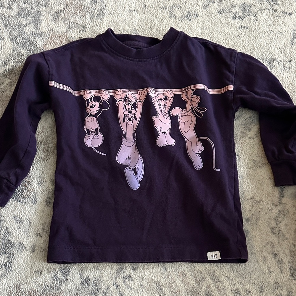 GAP Mickey Mouse Long Sleeve Shirt